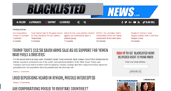 Desktop Screenshot of blacklistednews.com